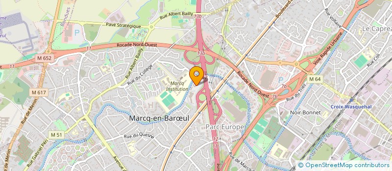 localisation de l'entreprise NORIA CAPITAL à MARCQ-EN-BARŒUL