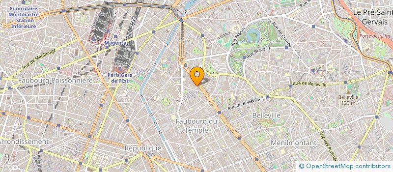 localisation de l'entreprise NORIA DEVELOPPEMENT AUDIOVISUEL  PARIS