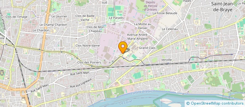 localisation de l'entreprise NORIA-IMMO à SAINT-JEAN-DE-BRAYE