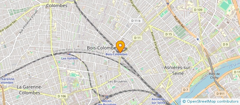 localisation de l'entreprise NORIA PARTNERS à BOIS-COLOMBES