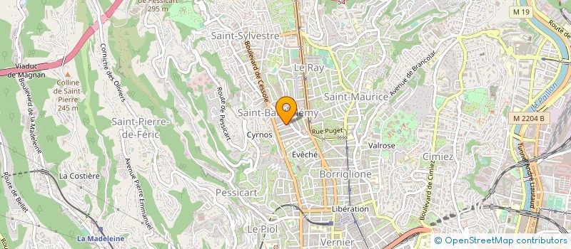 localisation de l'entreprise NORIA TECHNOLOGIES à NICE