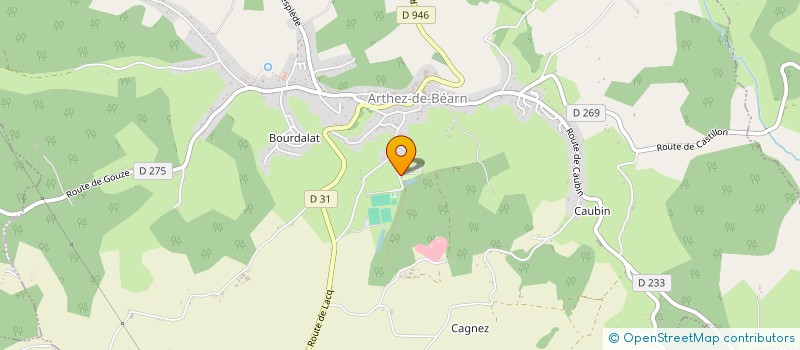 localisation de l'entreprise NORICAMP  ARTHEZ-DE-BEARN