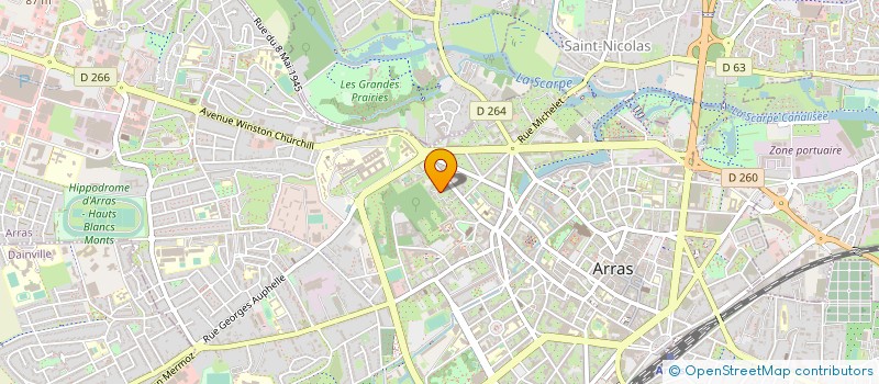 localisation de l'entreprise NORIMMO à ARRAS
