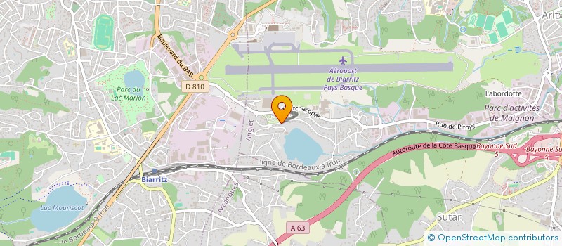 localisation de l'entreprise NORIMPEX à ANGLET