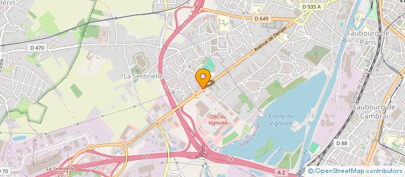 localisation de l'entreprise NORINE  LA SENTINELLE