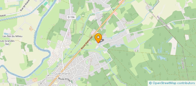 localisation de l'entreprise NORINES  GUECELARD