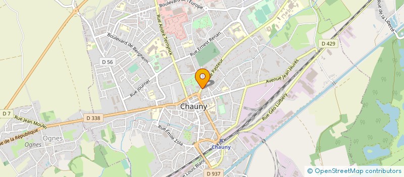 localisation de l'entreprise NORINOX à BLERANCOURT