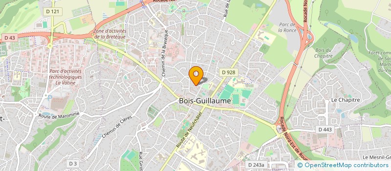 localisation de l'entreprise NORIX à BOIS-GUILLAUME