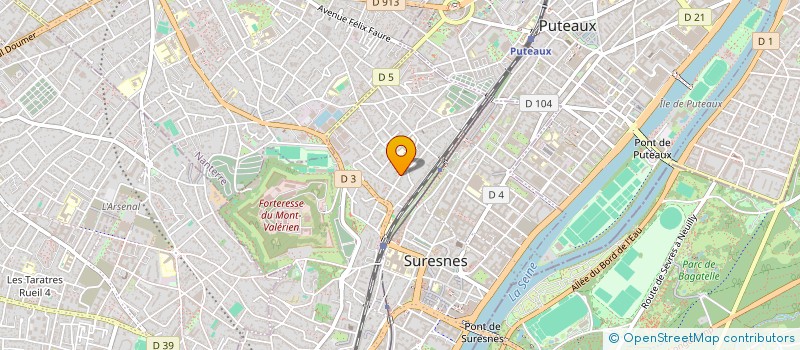 localisation de l'entreprise NORKA  SURESNES