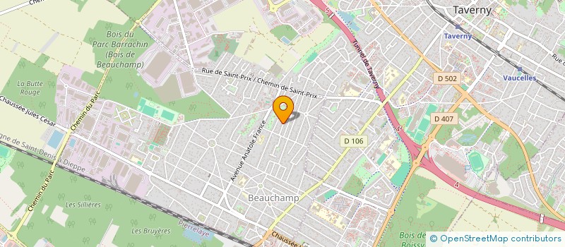 localisation de l'entreprise NORKA  BEAUCHAMP