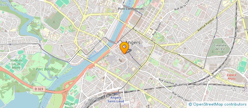 localisation de l'entreprise NORKA DIFFUSION à ANGERS