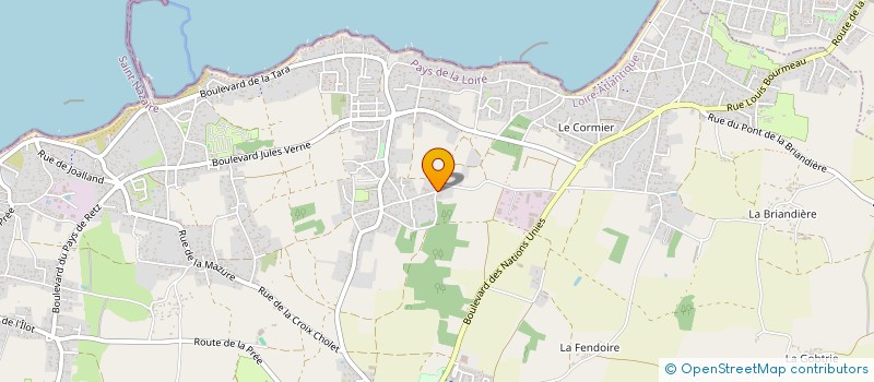 localisation de l'entreprise NORLA à LA PLAINE-SUR-MER