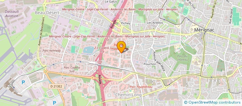 localisation de l'entreprise NORLEATHI à MERIGNAC