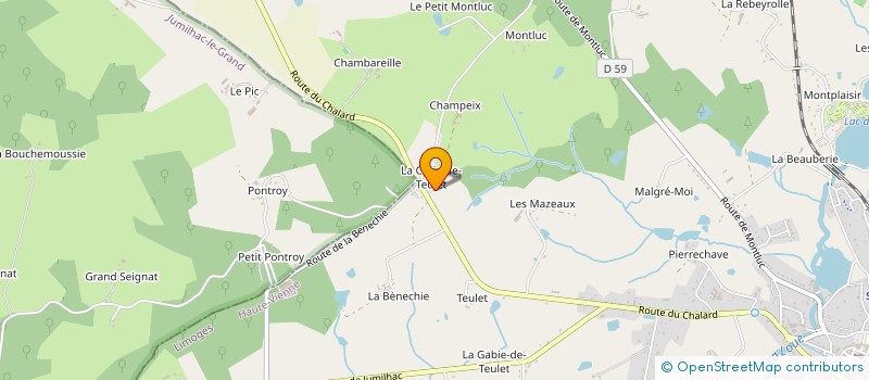localisation de l'entreprise NORLIM à SAINT-YRIEIX-LA-PERCHE