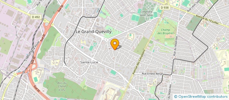 localisation de l'entreprise NORLIM à LE GRAND-QUEVILLY
