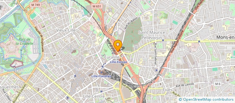 localisation de l'entreprise NORLINK FLUVIAL à LILLE