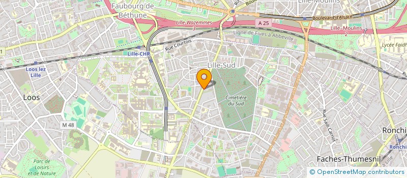 localisation de l'entreprise NORLOTS à LILLE