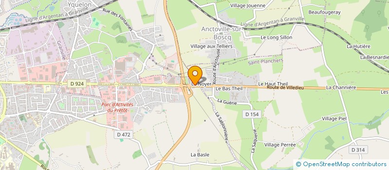 localisation de l'entreprise NORM' AMBULANCES  GRANVILLE