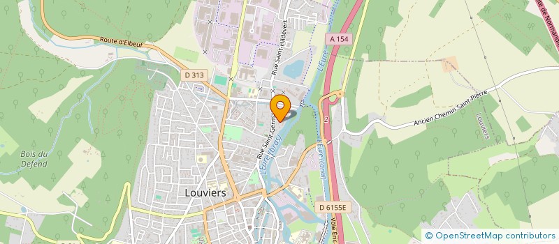 localisation de l'entreprise NORM FACADES à LOUVIERS