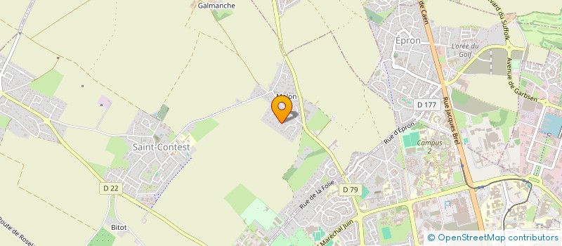 localisation de l'entreprise NORM'OPTIC  SAINT-CONTEST