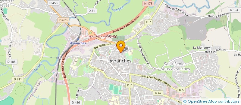 localisation de l'entreprise NORMA-BRET à AVRANCHES