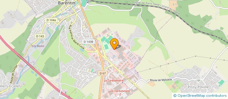 localisation de l'entreprise NORMA.COIFF  BARENTIN