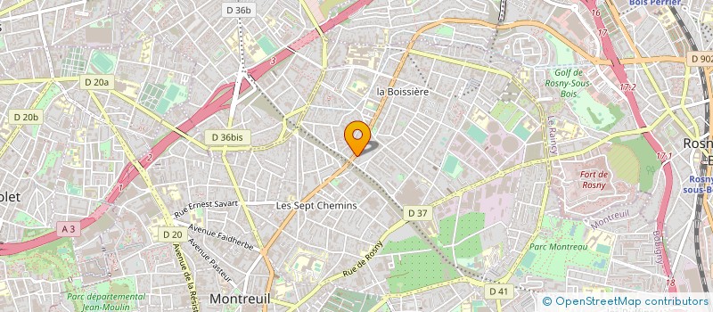 localisation de l'entreprise NORMA LIMITED à MONTREUIL