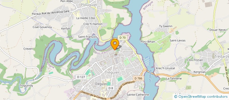 localisation de l'entreprise NORMA THEATRE  TREGUIER