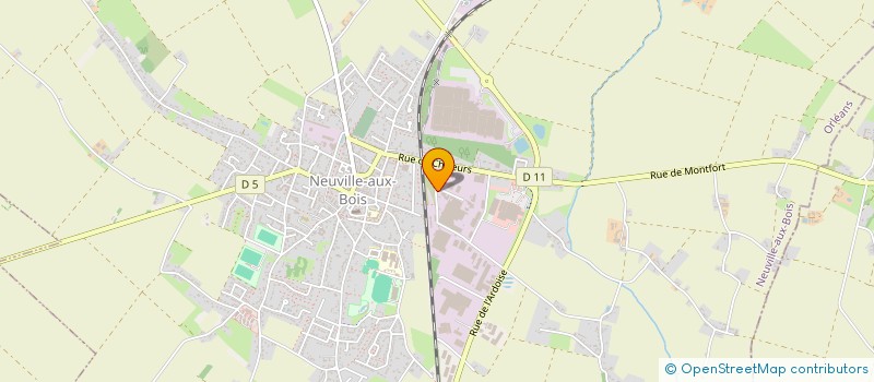 localisation de l'entreprise NORMACADRE INTERNATIONAL à NEUVILLE-AUX-BOIS