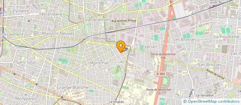 localisation de l'entreprise NORMADA  LYON