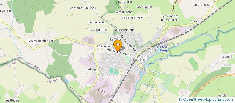localisation de l'entreprise NORMADIS  VAL-AU-PERCHE