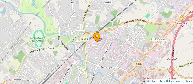 localisation de l'entreprise NORMAERO à MONTAUBAN