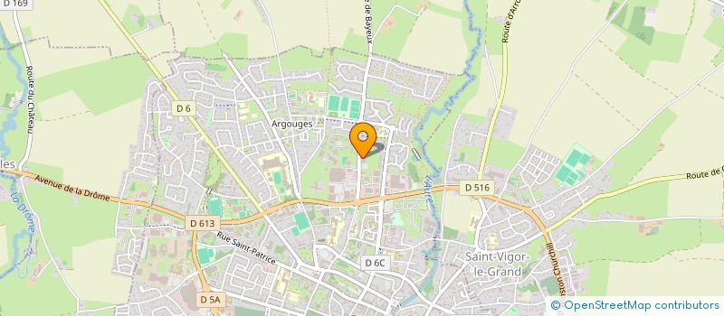 localisation de l'entreprise NORMAFROID MENAGER SERVICE  BAYEUX