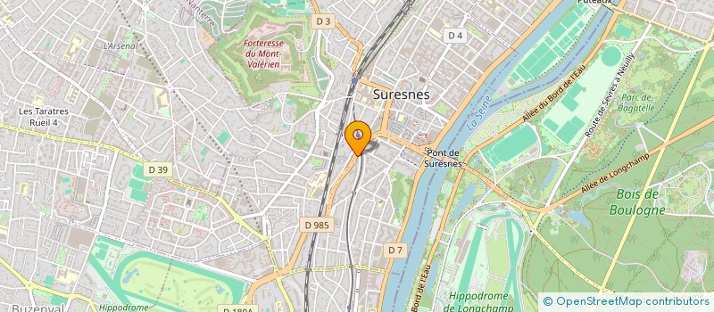 localisation de l'entreprise NORMAGAZ ENR à SURESNES