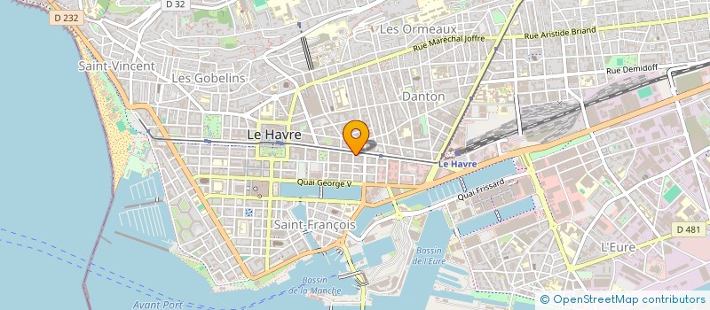 localisation de l'entreprise NORMAN 76 INTERIM à LE HAVRE