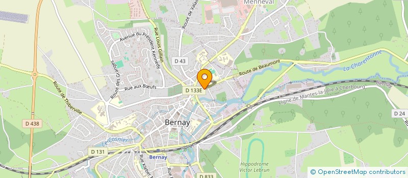 localisation de l'entreprise NORMAN'DRIVE  BERNAY