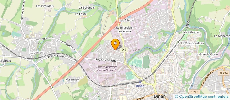 localisation de l'entreprise NORMAN EMBALLAGES à TADEN