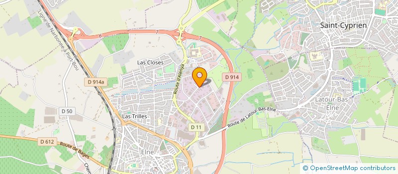 localisation de l'entreprise NORMAN MAGNAN  ELNE