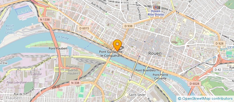 localisation de l'entreprise NORMANBAT à ROUEN