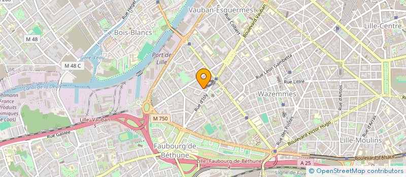 localisation de l'entreprise NORMAND 22 à LILLE
