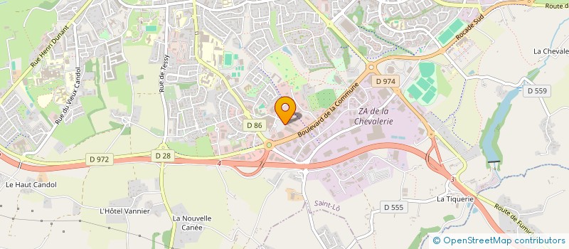 localisation de l'entreprise NORMAND'ASIE GOURMET  SAINT-LO