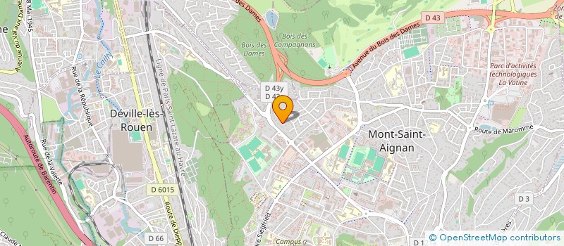 localisation de l'entreprise NORMAND CARE  MONT-SAINT-AIGNAN