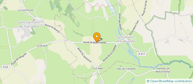 localisation de l'entreprise NORMAND CATHERINE ET HERVE  SAINT-MARTIN-D'AUDOUVILLE