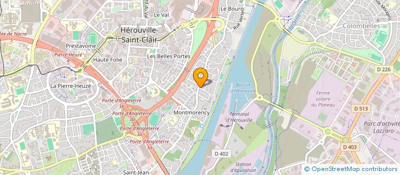 localisation de l'entreprise NORMAND ESPORT  HEROUVILLE-SAINT-CLAIR