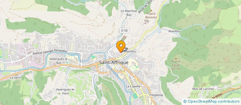 localisation de l'entreprise NORMAND ET BRICE à SAINT-AFFRIQUE