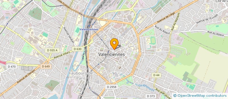 localisation de l'entreprise NORMAND ET COURCIER LMNP à VALENCIENNES
