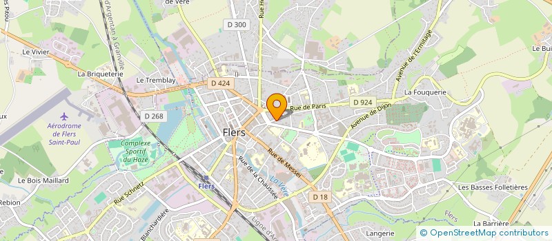 localisation de l'entreprise NORMAND.IMED à SAINT-GEORGES-DES-GROSEILLERS