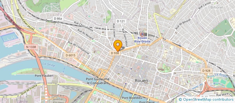 localisation de l'entreprise NORMAND'IMMO à ROUEN