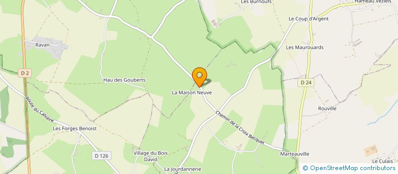 localisation de l'entreprise NORMAND INVEST  HAUTTEVILLE-BOCAGE