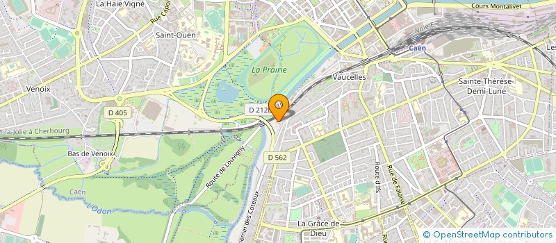 localisation de l'entreprise NORMAND'INVEST SAS à CAEN